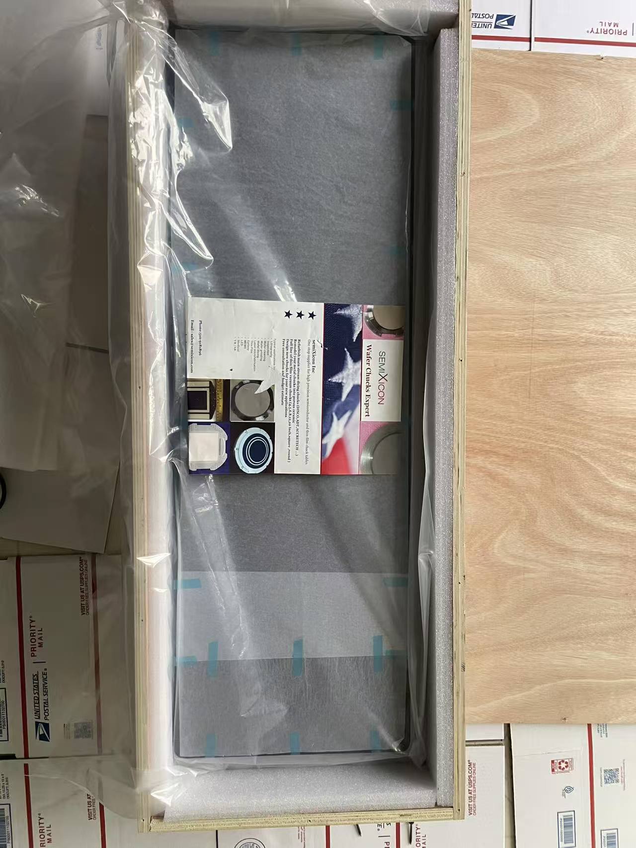 PLP (Panel-Level Packaging) Extra large ultra flat wafer chuck