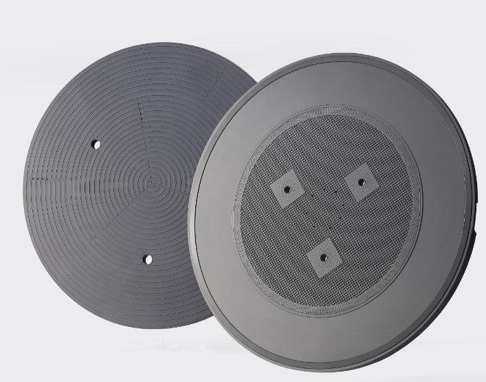 SiSiC Pin Chuck Ring Groove Chuck Wafer Chuck Lithographic Photomask Metrology