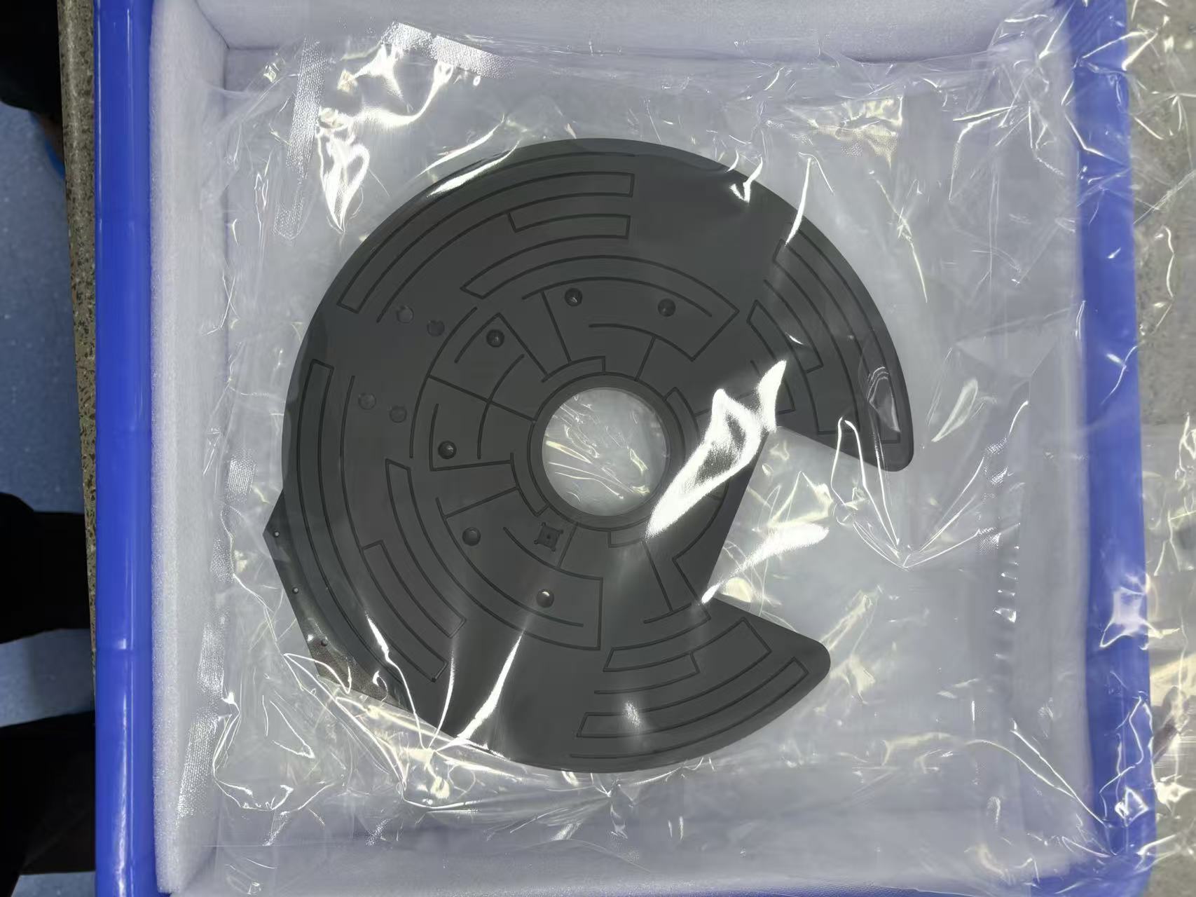 SiC Silicon Carbide Ring Groove Pin Chuck