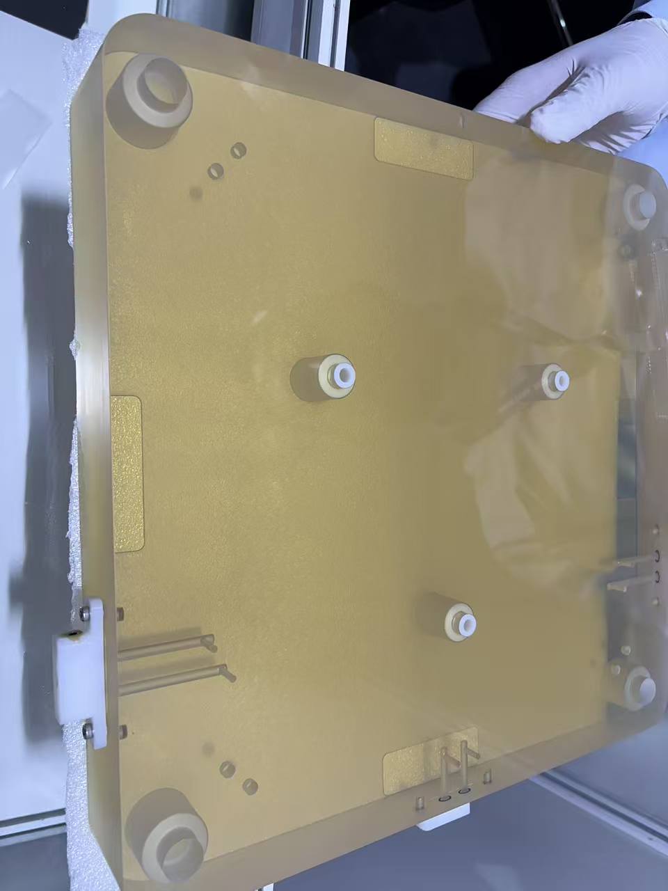 Zerodur stage for semiconductor industry