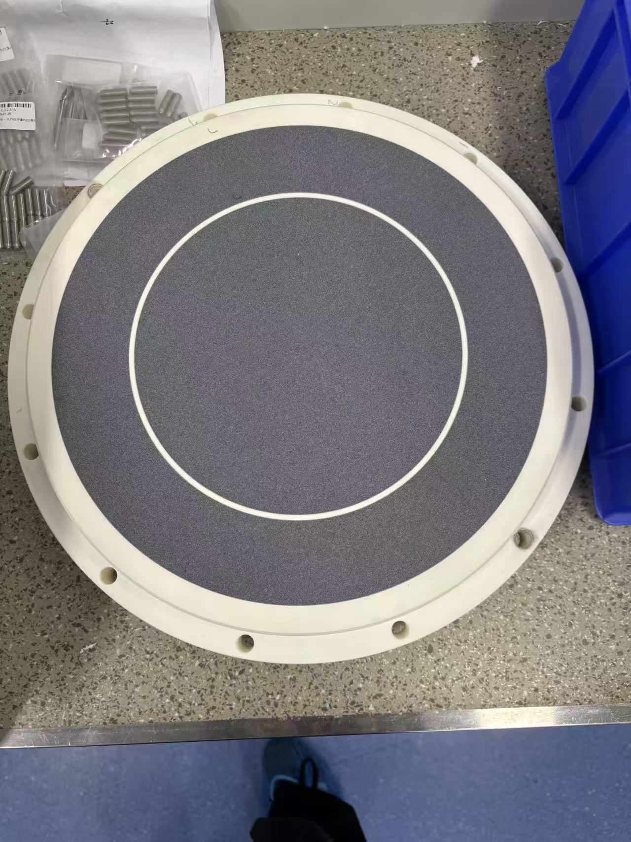 Porous Ceramic wafer back thinning grinding chuck table
